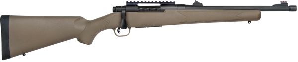 Mossberg 28051 Patriot  450 Bushmaster Caliber with 3+1 Capacity, 16.25″ Threaded/Fluted Barrel, Matte Blued Metal Finish & Flat Dark Earth Synthetic Stock Right Hand (Full Size)