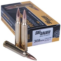 SIG AMMO 308WIN 150GR ELITE BALL FMJ 20/10