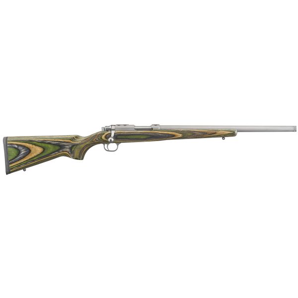 RUGER 77/17 17HORN 18.5″ 6RD STS/GRN