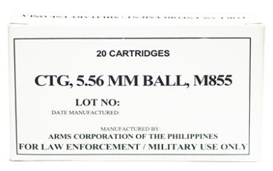 ARMSCOR 556NATO 62GR M855 20/1000