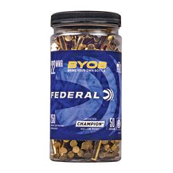 FED CHAMP 22WMR 50GR JHP 250CT BYOB