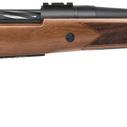 Mossberg 28176 Patriot  Full Size 400 Legend 4+1 20″ Matte Blued Threaded Barrel, Matte Blued Drilled & Tapped Stainless Steel Receiver, Fixed Walnut Stock, Right Hand