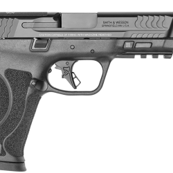 Smith & Wesson 13586 M&P M2.0  Full Size 45 ACP 10+1, 5.12″ Black Armornite Steel Threaded Barrel & Optic Ready/Serrated Slide, Matte Black Polymer Frame w/Picatinny Rail