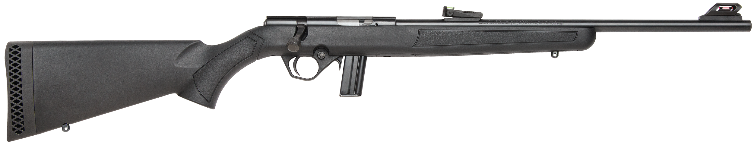 Mossberg 38230 802 Plinkster  Full Size 22 LR 10+1 18″ Blued Free-Floating Barrel Blued Steel Receiver Black Right Hand