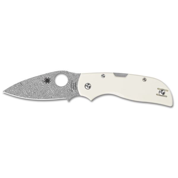 SPYDERCO CHAPARRAL 2.8″ DAMASCUS WHT
