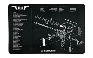 TEKMAT PISTOL MAT 1911 BLK