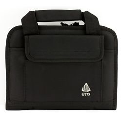 UTG DELUXE SINGLE PISTOL CASE BLK