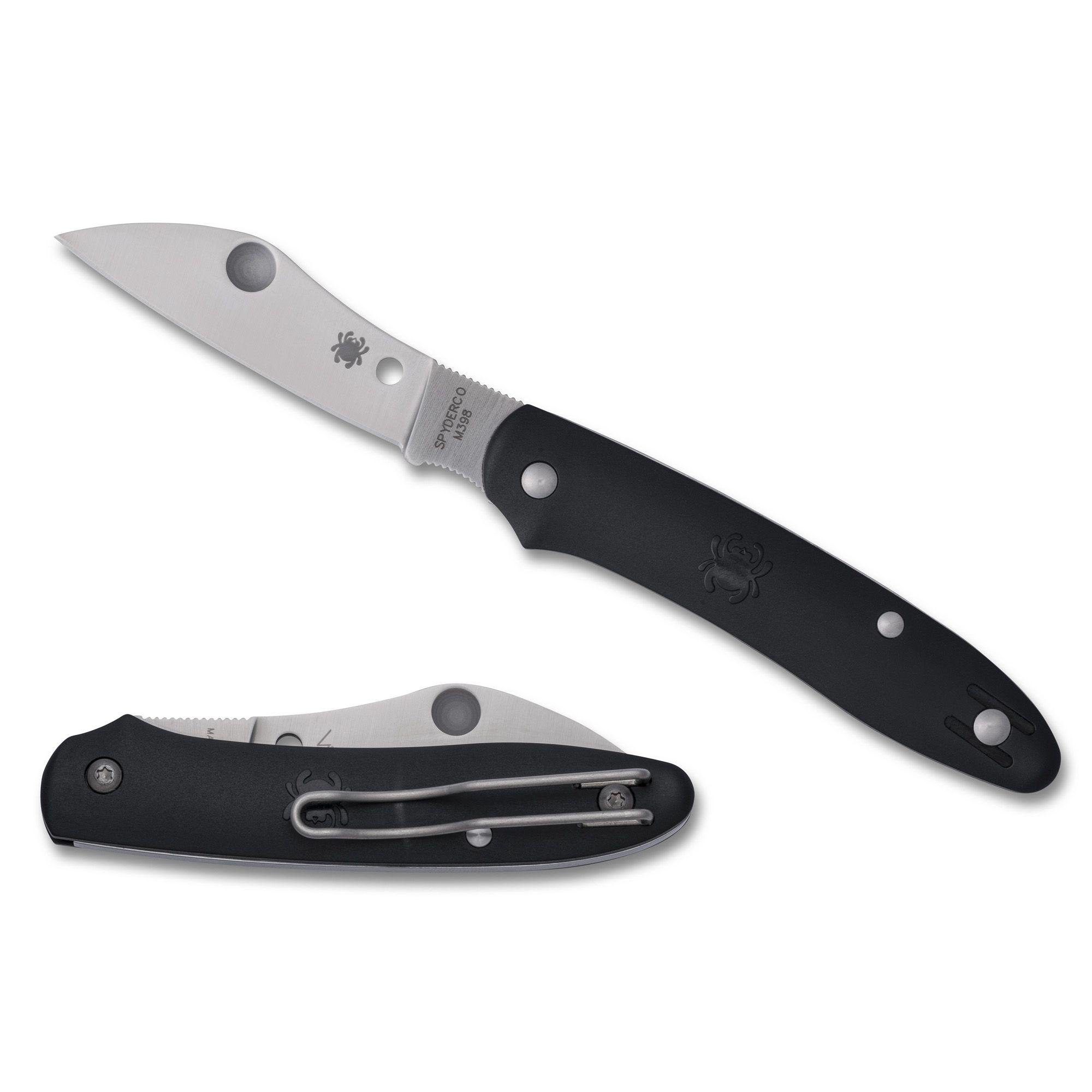 SPYDERCO ROADIE XL LTWT 2.74″ BLK