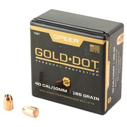 SPR GOLD DOT .400 165GR HP 100CT