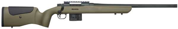 Mossberg 27697 MVP LR 308 Win,7.62x51mm NATO 20″ Threaded Barrel 10+1 Blued Blued OD Green Fixed Benchrest w/Adjustable Comb Stock