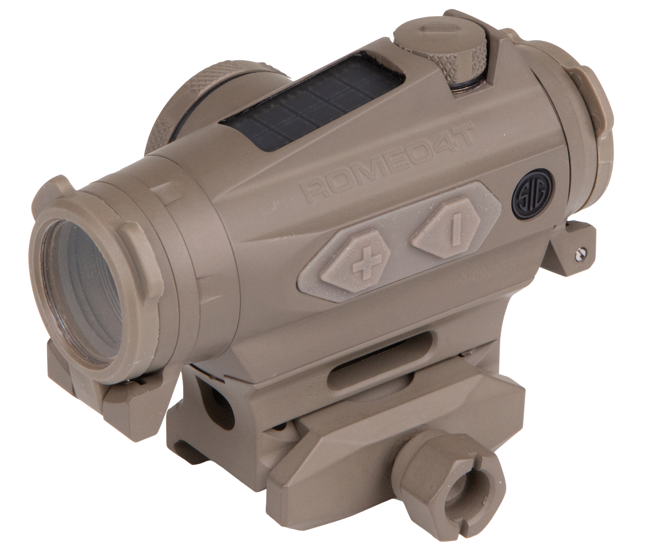 Sig Sauer Electro-Optics SOR43131 Romeo4T Flat Dark Earth 1 x 20 mm 2 MOA Red Ballistic Dot/65 MOA Circle