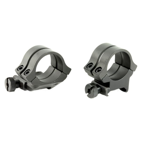 WEAVER QUAD LOCK RNGS 1″ HI EXT MBLK