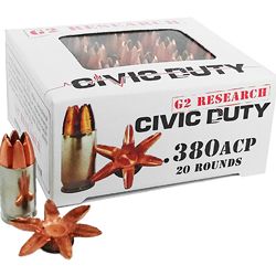 G2R CIVIC DUTY 380ACP 64GR 20/500