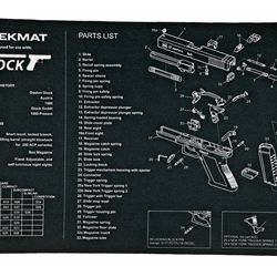 TEKMAT PISTOL MAT FOR GLOCK BLK