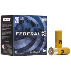 FED GAME LOAD 20GA 2 3/4″ #8 25/250