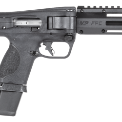 Smith & Wesson 13782 M&P FPC 40 S&W 20+1 16.25″ Black Armornite Threaded Barrel, Black Anodized Picatinny Rail Aluminum Receiver, Folding Black Synthetic Stock, Black Grip, Includes 3 Mags & Carry Bag