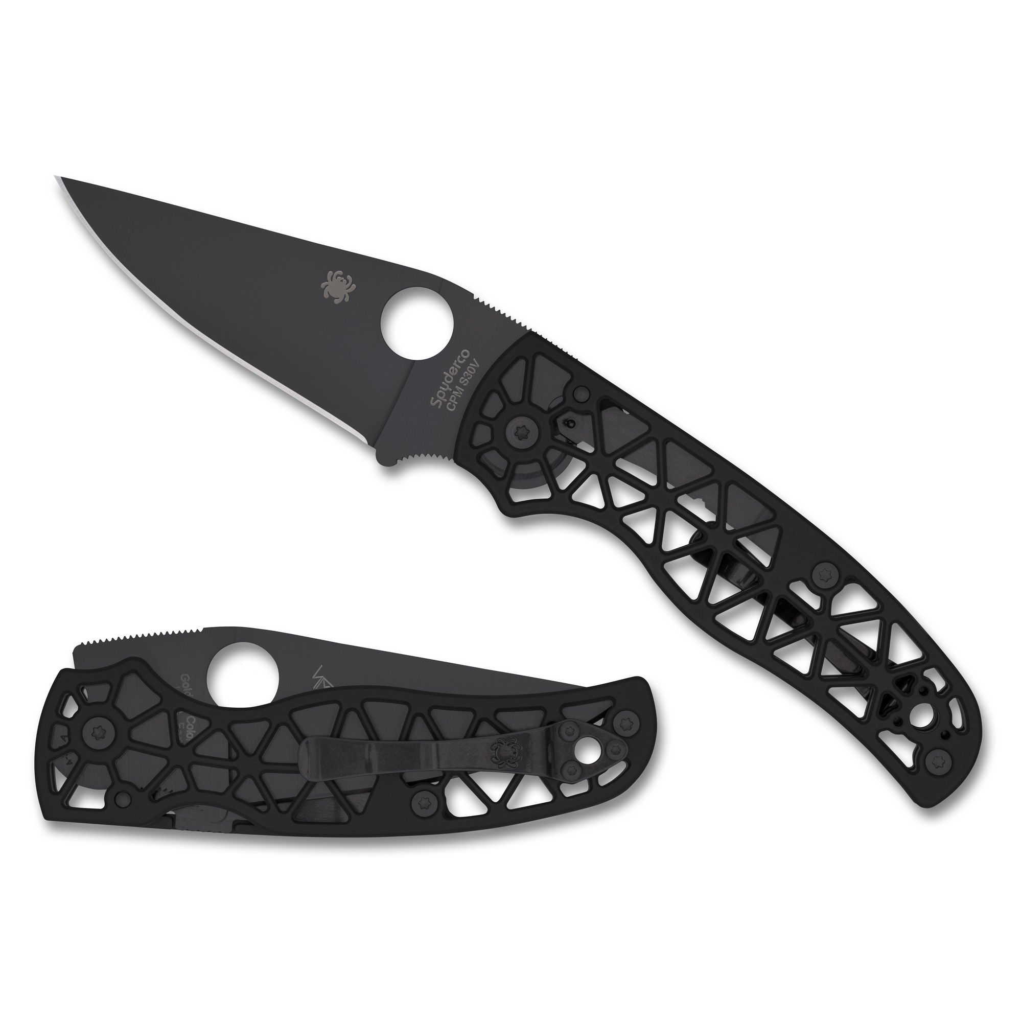 SPYDERCO EDGERATI GEOMETRIC 3.57 BLK