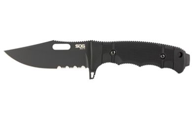 SOG SEAL FX PARTIALLY SRTED 4.3″ BLK