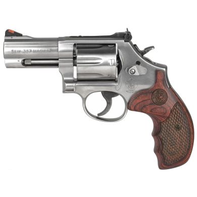 S&W 686 PLUS DLX 357 3″ STS 7RD WD