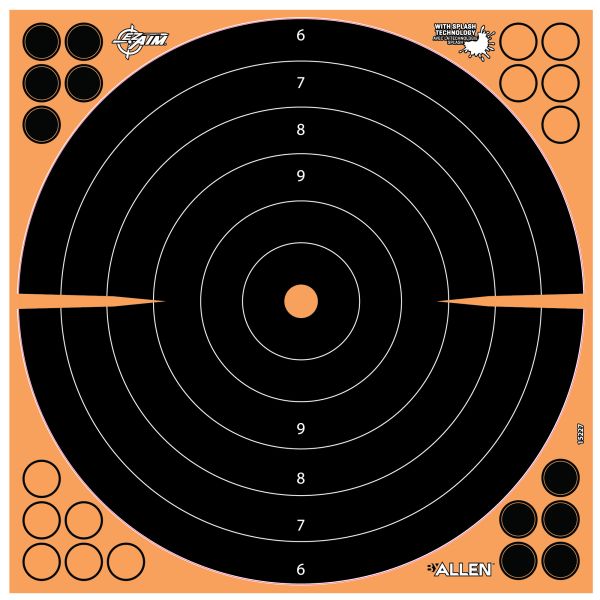ALLEN EZ AIM 16″X16″ BULLSEYE 5PK