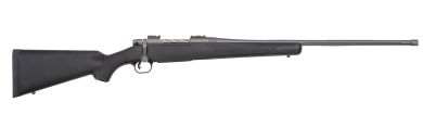 Mossberg 28260 Patriot  Full Size 350 Legend 4+1 22″  Stainless Cerakote Fluted Threaded Barrel, Stainless Cerakote Drilled & Tapped Receiver, Fixed Black Synthetic Stock