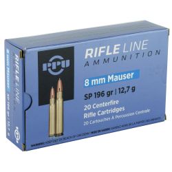 PPU 8MM MAUSER SP 196GR 20/200