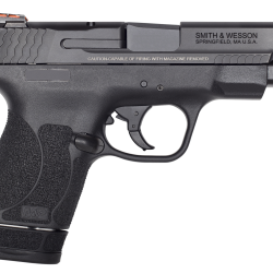 Smith & Wesson 11796 M&P Performance Center Shield M2.0 Micro-Compact Frame 40 S&W 6+1/7+1, 4″ Black Armornite Stainless Steel Barrel & Serrated Slide, Matte Black Polymer Frame, No Safety