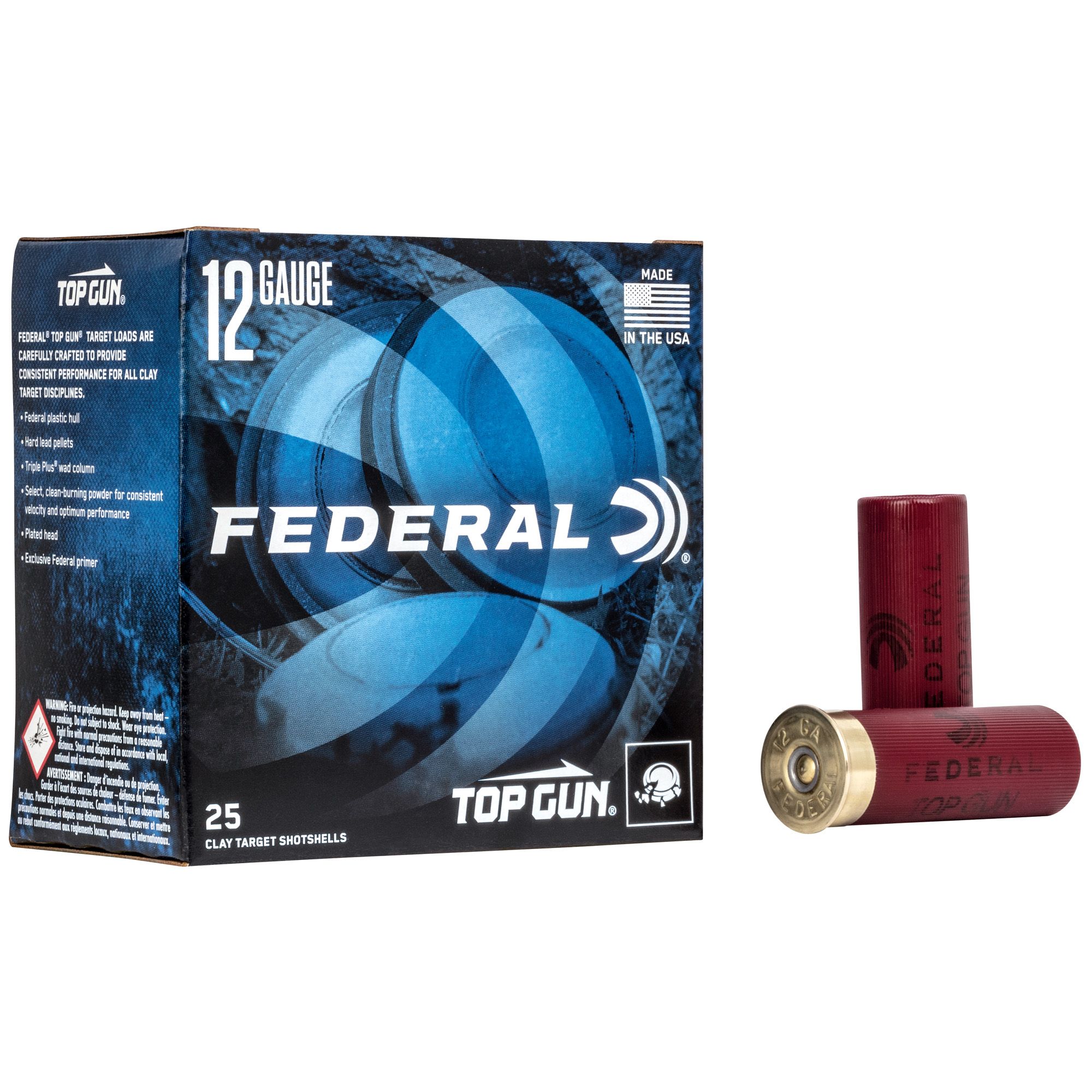 FED TOP GUN 12GA 2.75″ #9 25/250