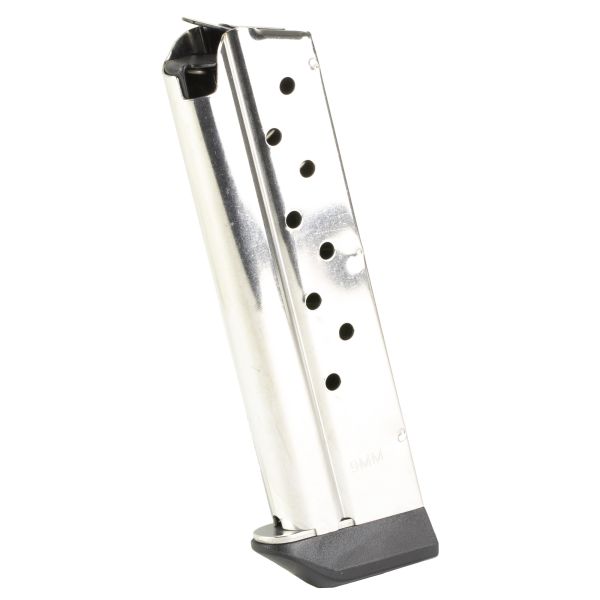 MAG KIMBER 9MM 9RD SS SILVER EXT BP