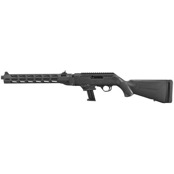 RUGER PC 9MM 16″ 17RD BL THRD MLOK