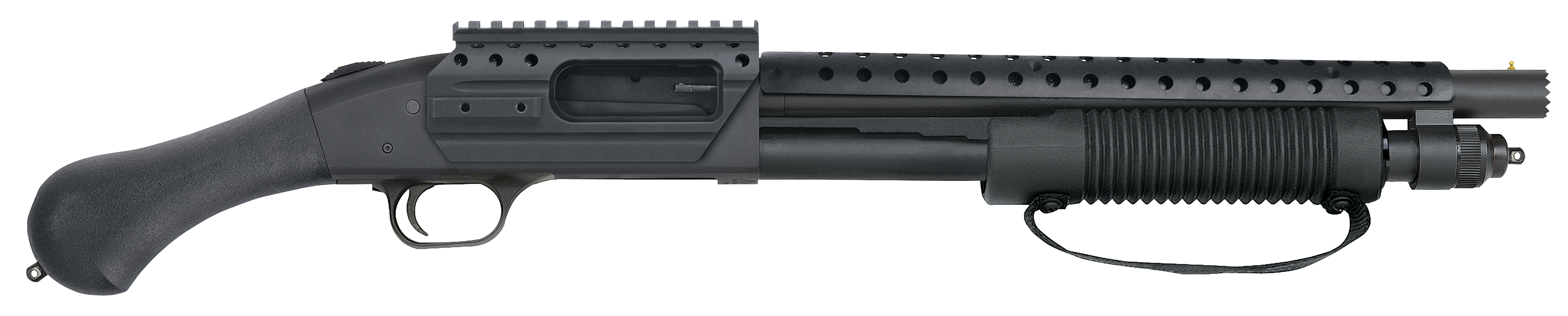 Mossberg 50648 590 Shockwave SPX 12 Gauge 3″ 14.38″ 5+1 Blued Black Fixed Raptor Birdshead Grip