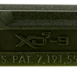 Springfield Armory XDS5902M Backstrap Sleeve  made of Polymer with Black Finish & 1 Piece Design for 9mm Luger Springfield XD-S with #2 Backstrap & 3.30″-4″ Barrel