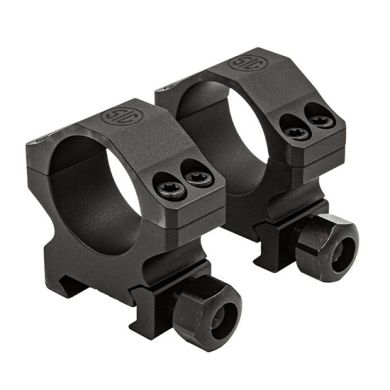 SIG ALPHA1 1 EXTRA HIGH RINGS ALUM MATTE BLK