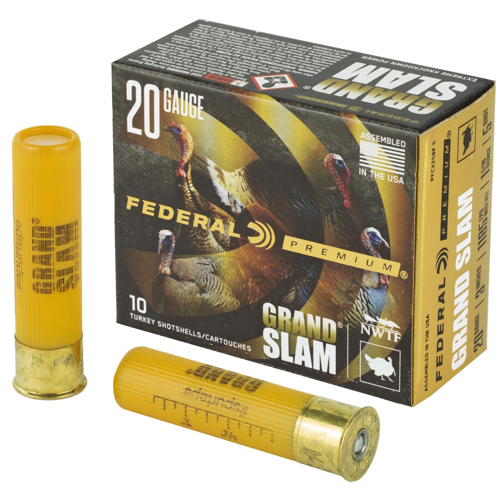 FED GRAND SLAM 20GA 3″ #5 1-5/16OZ