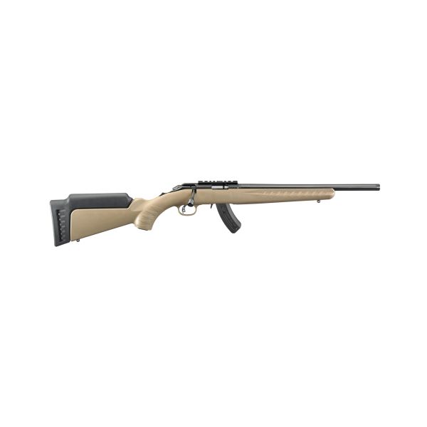 RUGER AMER RF 22WMR 16″ FDE 15RD TB
