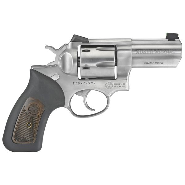 RUGER GP100 WC 10MM 3″ STS 6RD NOVAK