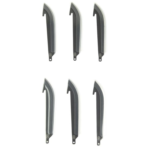 OD EDGE DROP POINT BLADES 5″ 6PK BLK