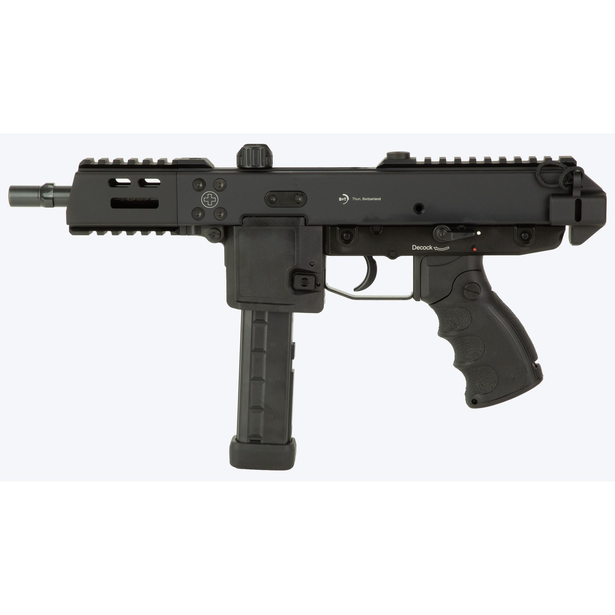 B&T KH9 COVERT PSTL 9MM 6″ 25RD BLK