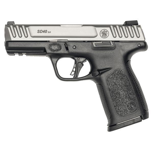 S&W SD40 2.0 40S&W 10RD BLK/SLV