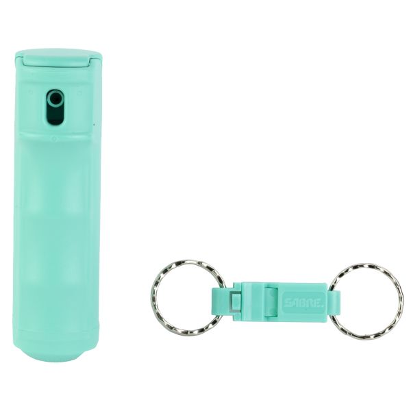SABRE SPRAY KEY RING/WHISTLE .54 MNT