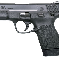 Smith & Wesson 180022 M&P Shield M2.0 Micro-Compact Frame 45 ACP 6+1/7+1, 3.30″ Black Armornite Stainless Steel Barrel & Slide, Matte Black Polymer Frame, Black Textured Grip, Ambidextrous
