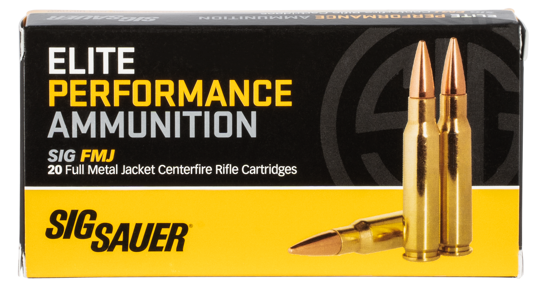 Sig Sauer E308B120 Elite Performance  308 Win 150 gr Full Metal Jacket 20 Per Box/ 25 Case