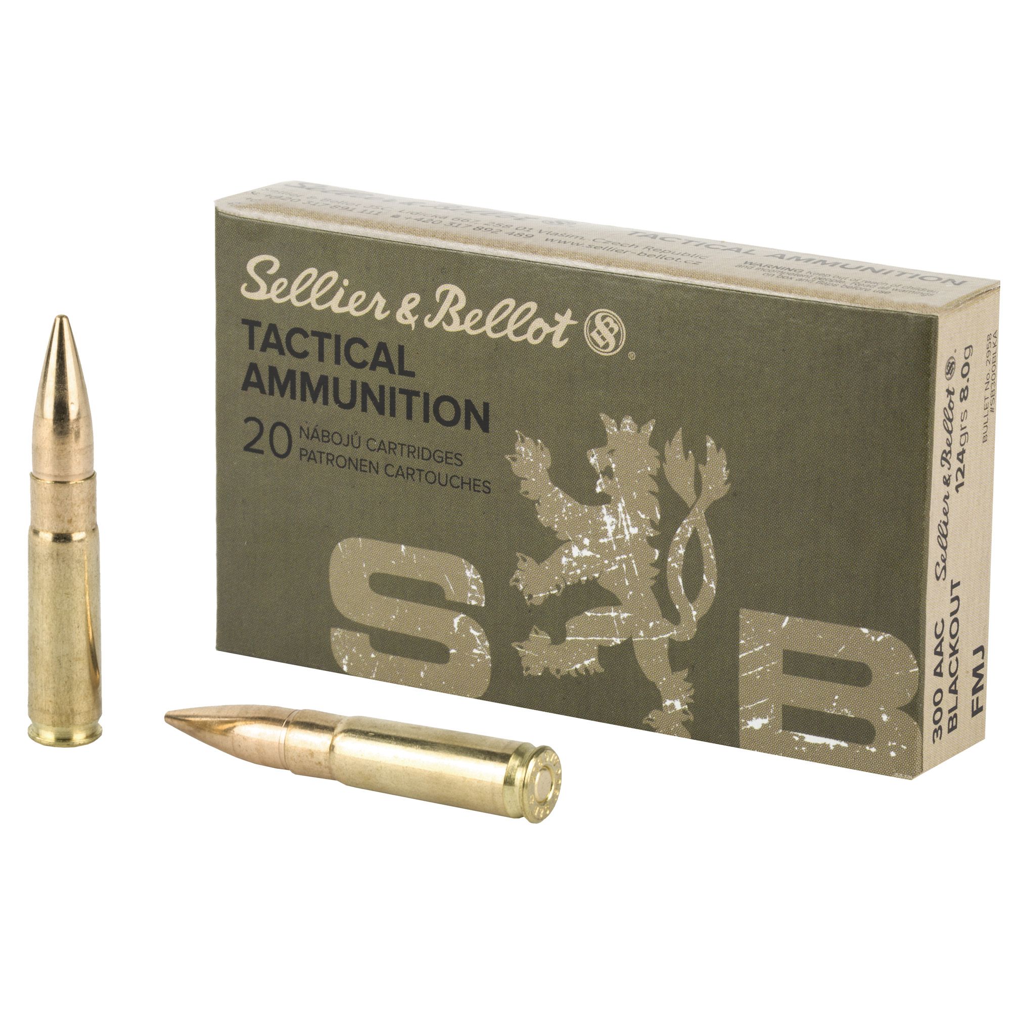 S&B 300BLK 124GR FMJ 20/1000