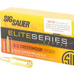 SIG AMMO 6.5CREED 120GR HT 20/200