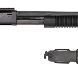 Mossberg 50771 590A1 Tactical SPX 12 Gauge 3″ 8+1 20″ Parkerized Heavy-Walled Barrel Black Rec with Ghost Ring Rear Sight Black Synthetic Stock Right Hand Includes Bayonet Lug