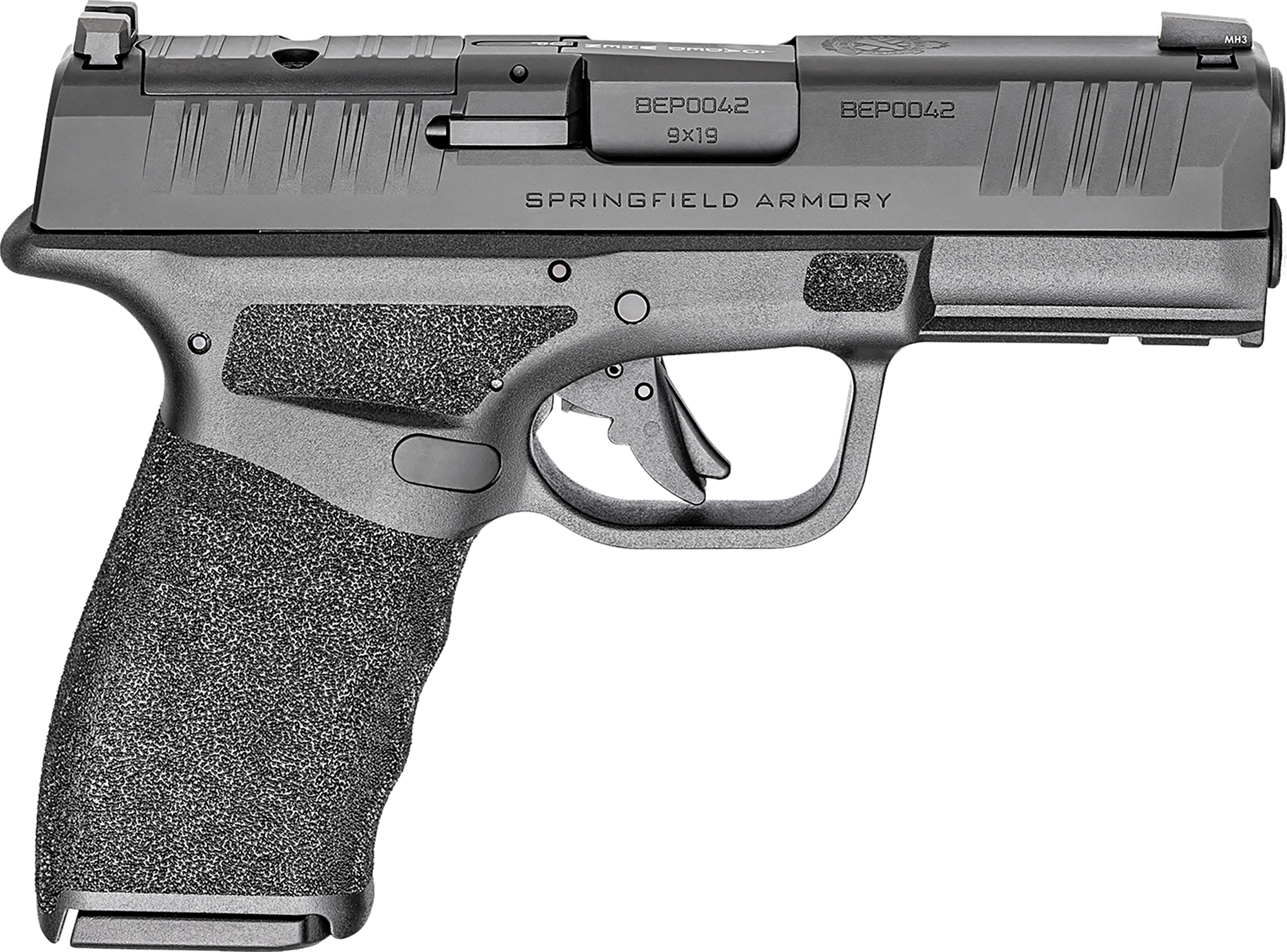 Springfield Armory HCP9379BOSPCAP Hellcat Pro OSP *CA Compliant 9mm Luger Gear up 2024 Includes Viridian RFX-11 Green Dot Optic, 3 10rd Magazines (Total of 5), Dual Range Bag