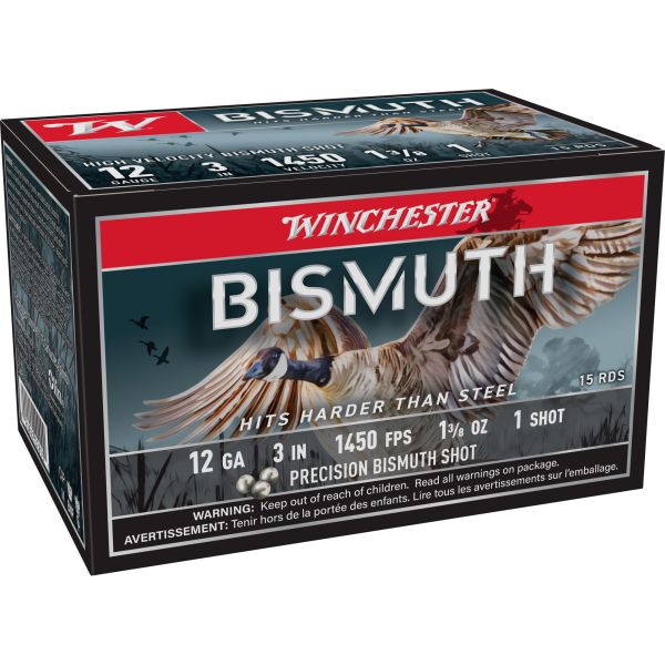 WIN BISMUTH 12GA 3″ #1 15/150