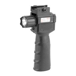 NCSTAR VERT GRIP LIGHT/ RED LASER