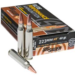 Sig Sauer E223H120 Elite Copper Hunting  223Rem 60gr Copper Solid 20 Per Box/10 Case