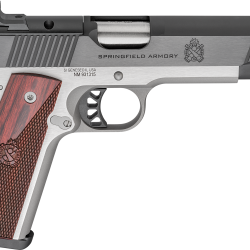 Springfield Armory PX9119LAOS 1911 Ronin 9mm 9+1 5″ Stainless Steel Barrel Optic Ready Blued Slide Crossed Cannons Checkered Grip